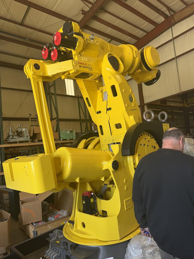 Used FANUC M-2000iA/2300 ROBOT NEW NEVER USED WITH R-30iB PLUS CONTROLLER