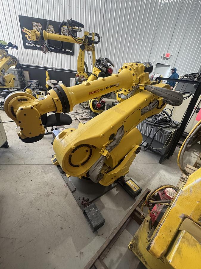 Used FANUC R-2000IC/165F 6 AXIS ROBOT WITH R-30iB CONTROLLER