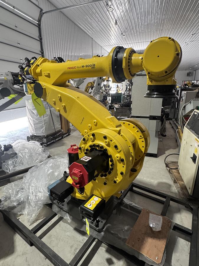 Used Fanuc M-900iB/360 Robot, R-30iB Plus Controller, 2020, Warranty