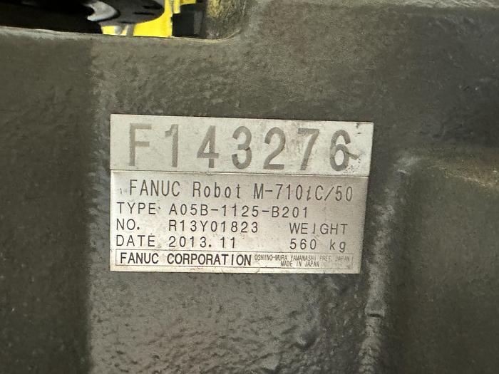Used FANUC M-710iC/50 6 AXIS ROBOT WITH R-30iB CONTROLLER