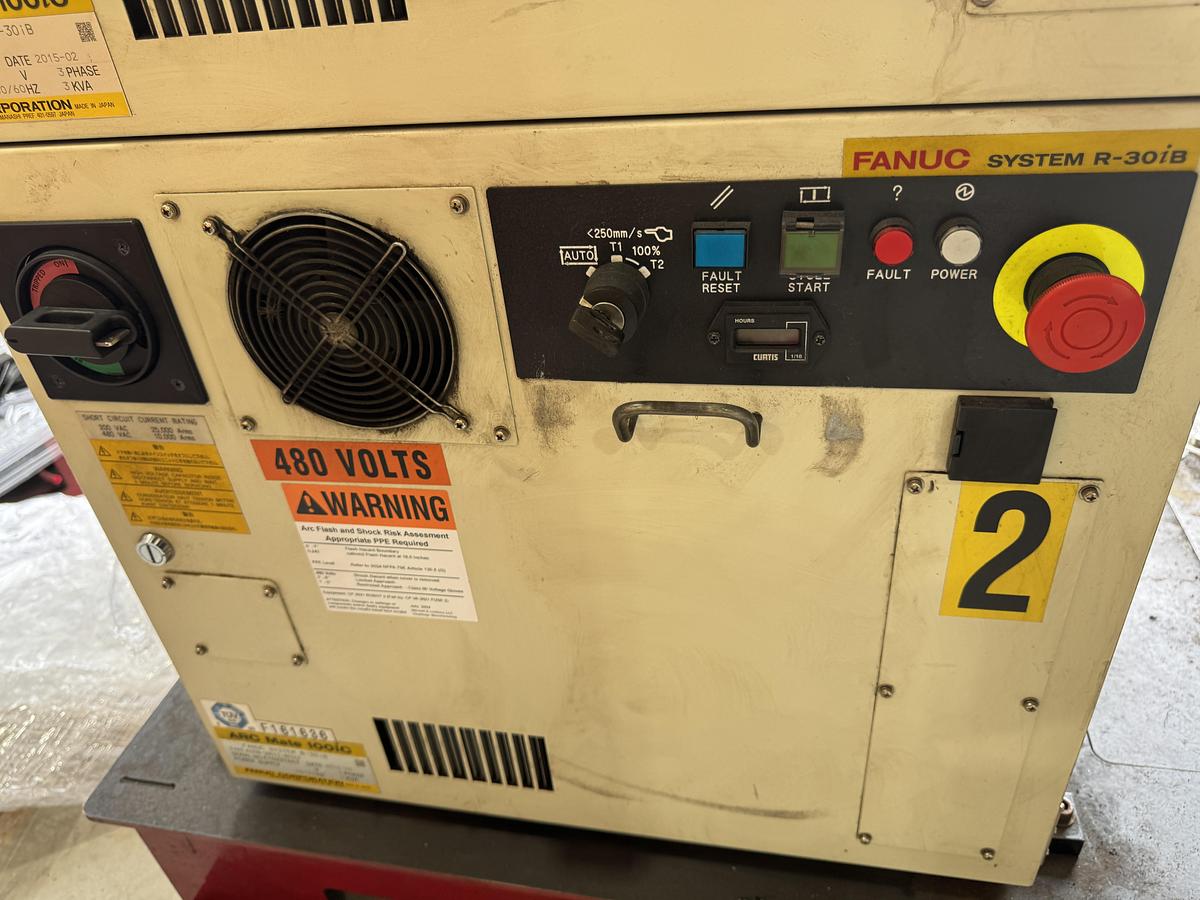 Used 2015 GENESIS/FANUC DUAL ARCMATE 100iC/12 DUAL TRUNNION WELDING CELL 2015