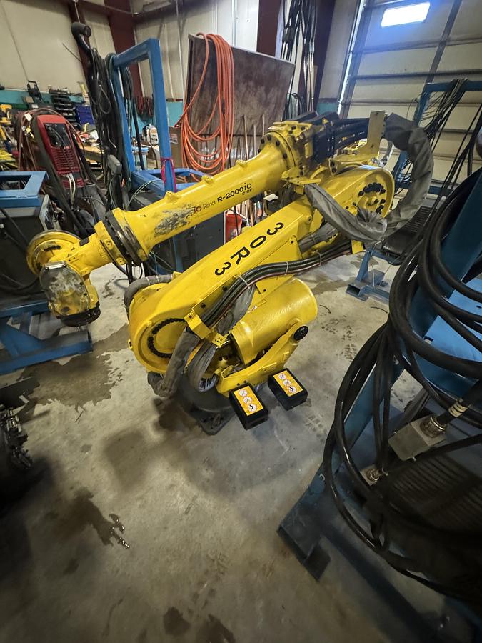 Used USED FANUC R-2000iC/210F 6 AXIS ROBOT R-30iB PLUS FOR SALE