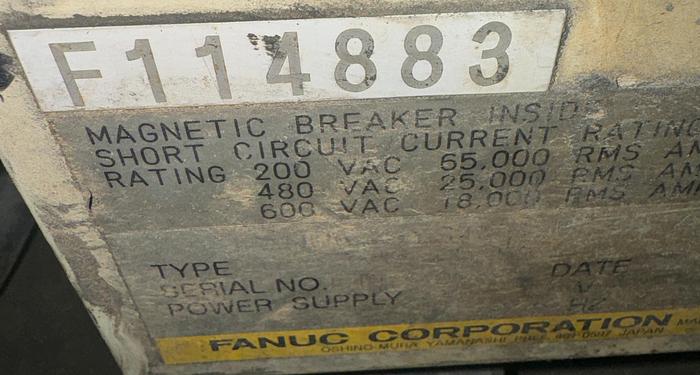 Used FANUC M-900iA/600 6 AXIS ROBOT WITH R-30iA CONTROLLER