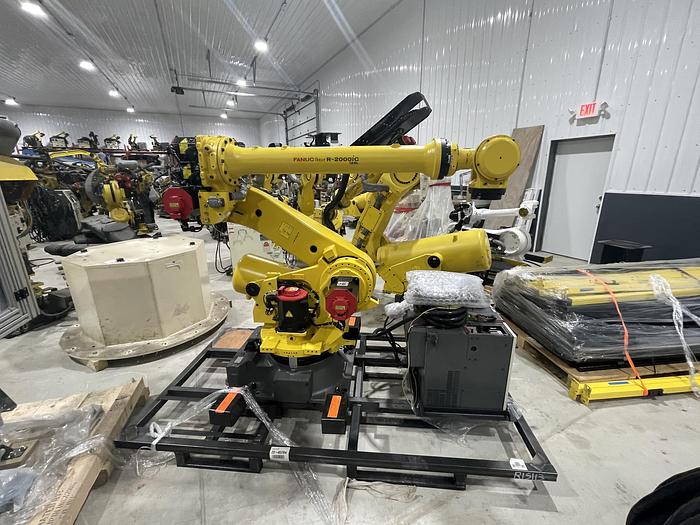 Used FANUC R-2000iC/125L 6 AXES ROBOT WITH FANUC R--30iB PLUS CONTROLLER