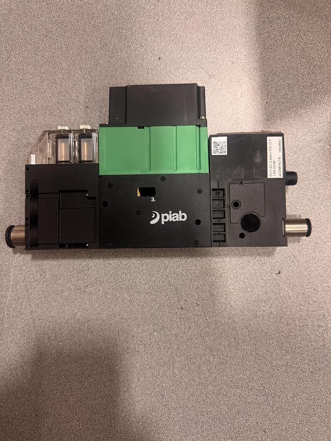 Used PIAB piCOMPACT VACUME PUMP P/N: PC.F.421.S.AAA.F1P3.1X.P1.EK.OCAB