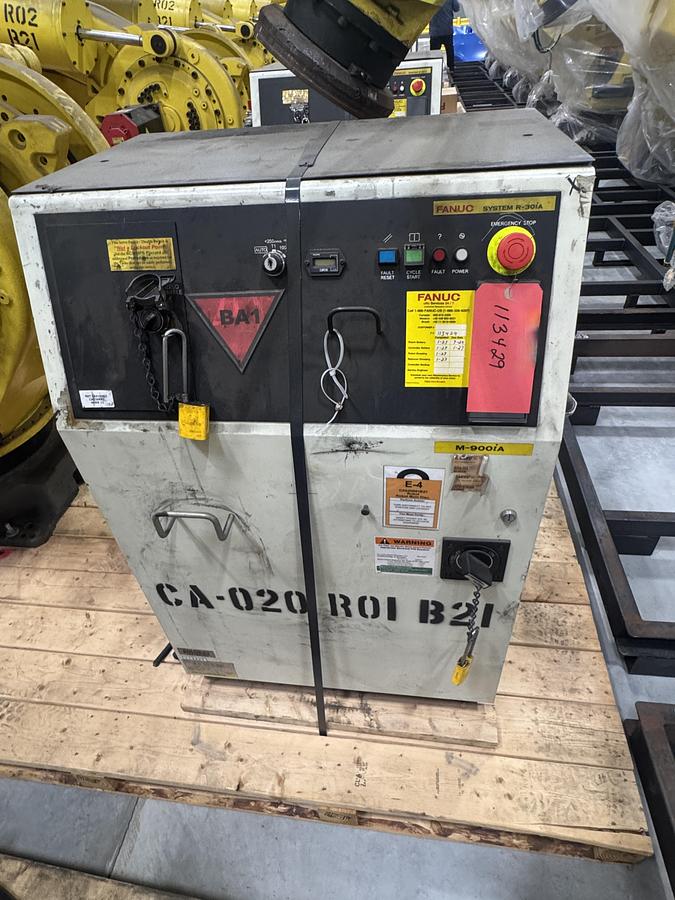 Used FANUC M-900iA/400L 6 AXIS ROBOT WITH R-30iA CONTROL FOR SALE