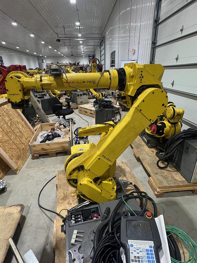 Used FANUC M-710iC/50 6 AXIS ROBOT WITH R30iB CONTROLLER