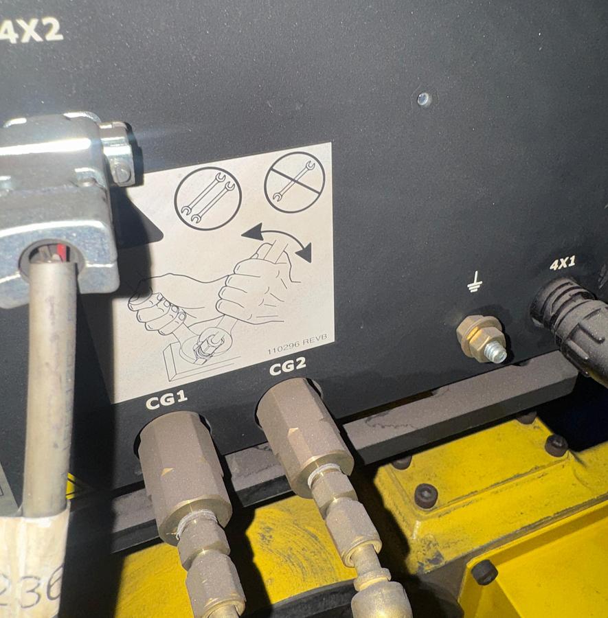 Used Fanuc M-710iC/12L 6 Axis 3 Meter Reach Plasma Cutting Robot With R-30iB Plus Control