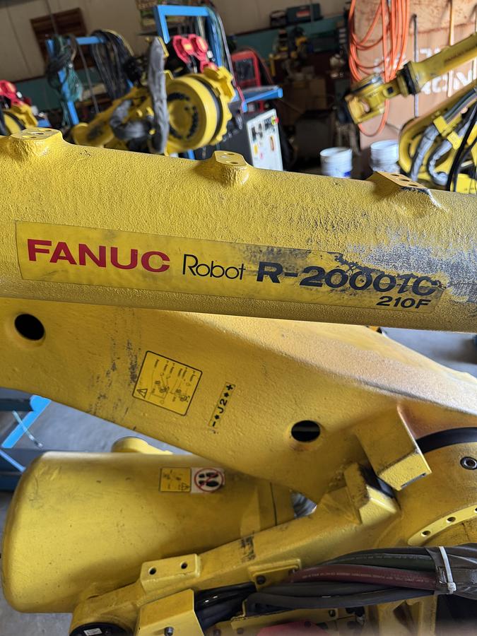 Used USED FANUC R-2000iC/210F 6 AXIS ROBOT R-30iB PLUS FOR SALE