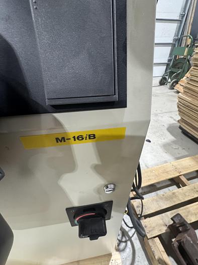 Used FANUC M16iB/20, WITH R30iA CONTROLLER, PENDANT, CABLES, UNDER 300 HOURS OF USE