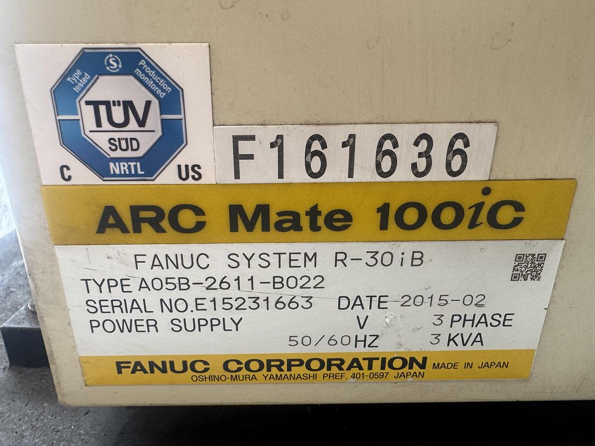 Used 2015 GENESIS/FANUC DUAL ARCMATE 100iC/12 DUAL TRUNNION WELDING CELL 2015