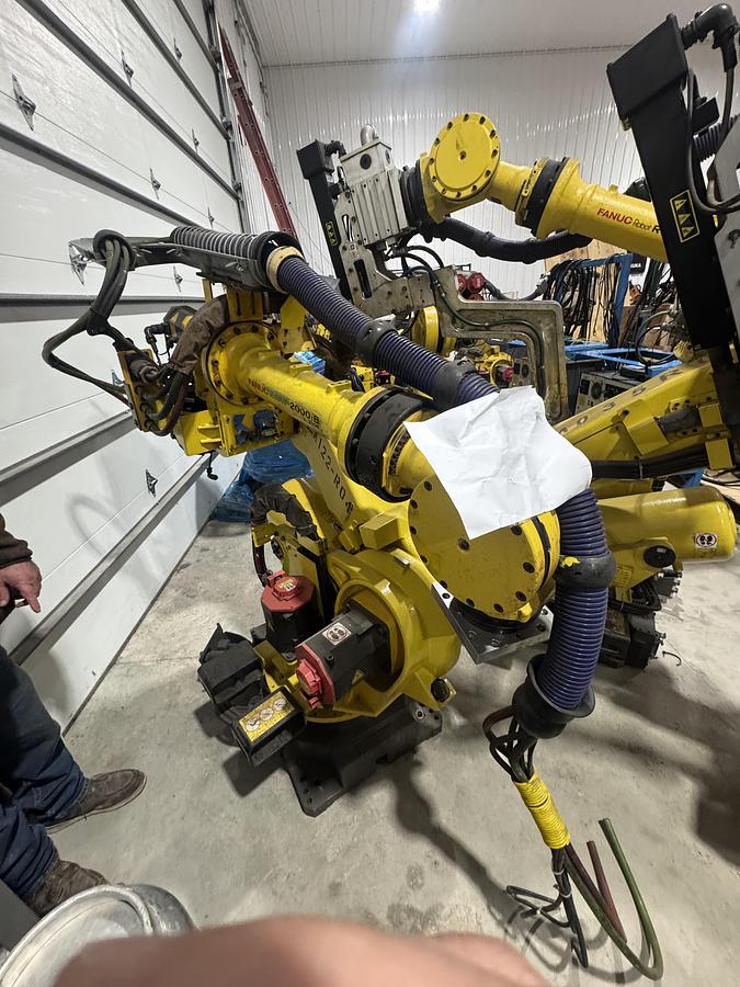 Used FANUC R-2000iB/210F 6 AXIS ROBOT WITH R-30iA CONTROLLER FOR SALE