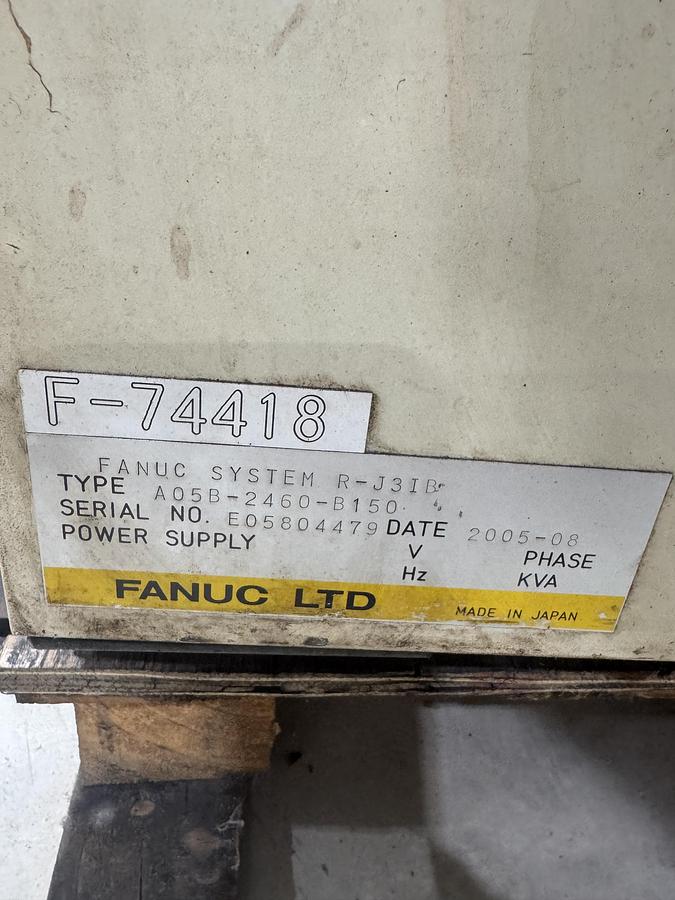 Used FANUC ARC MATE 100iBe ARC WELDING ROBOT WITH RJ3iB CONTROL