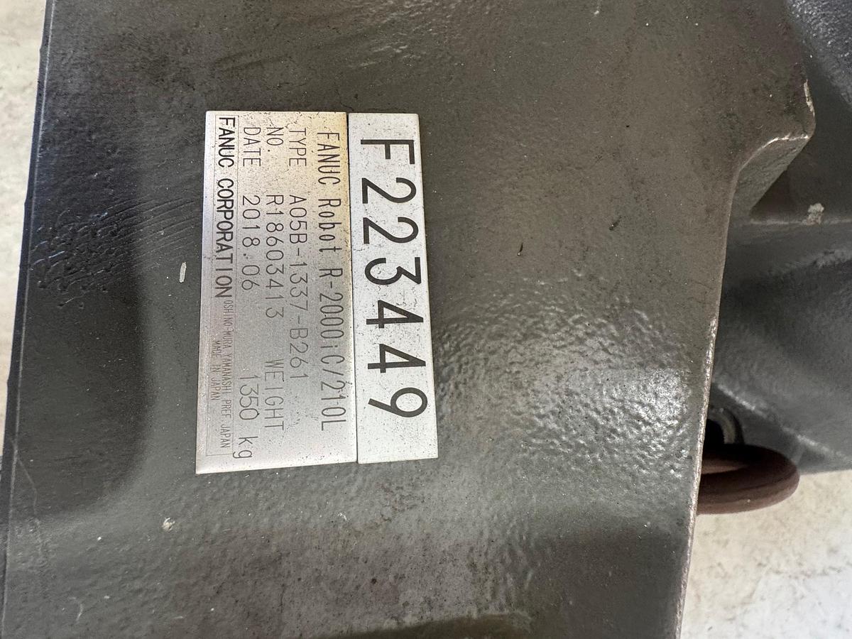 Used FANUC R-2000iC/210L 6 AXIS LONG REACH ROBOT R-30iB PLUS CONTROLLER FOR SALE