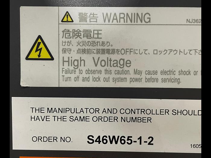 Used YASKAWA MOTOMAN MH5F 6 AXIS ROBOT WITH FS100 CONTROLLER 5KG X 1193MM VERTICAL REACH