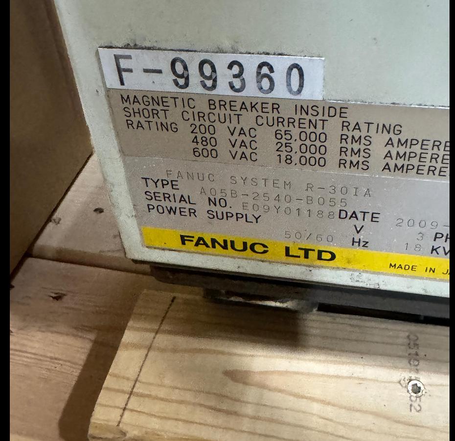 Used FANUC M-900iA/400L 6 AXIS ROBOT WITH R-30iA CONTROL FOR SALE