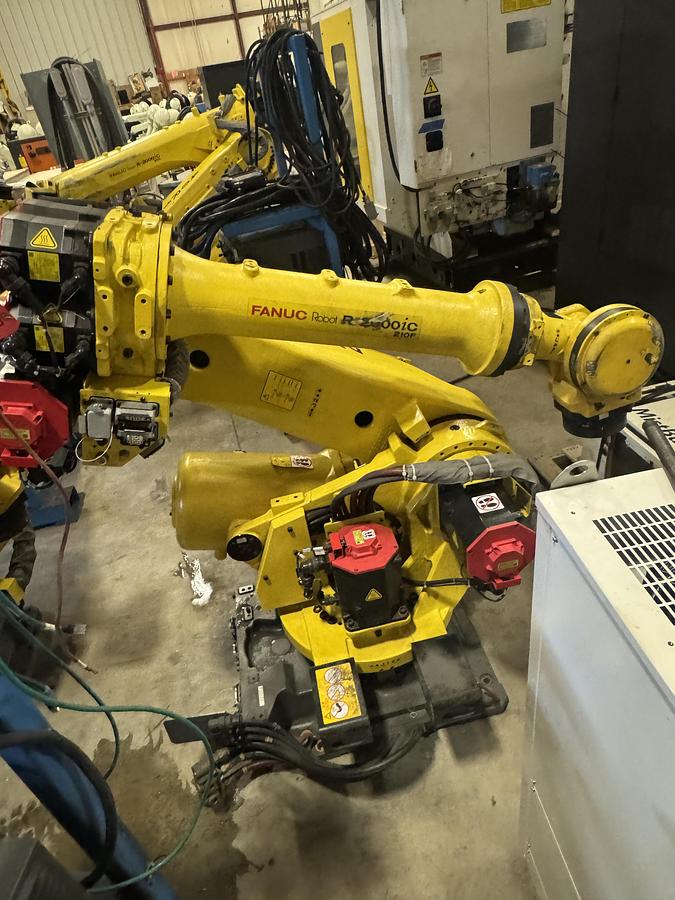 Used USED FANUC R-2000iC/210F 6 AXIS ROBOT R-30iB PLUS FOR SALE