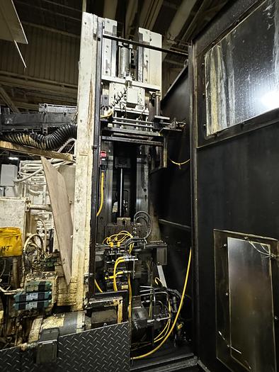 Used BMS CELLMATE BMCM15-48 VERTICAL TABLE UP BROACHING MACHINE DUAL STATION