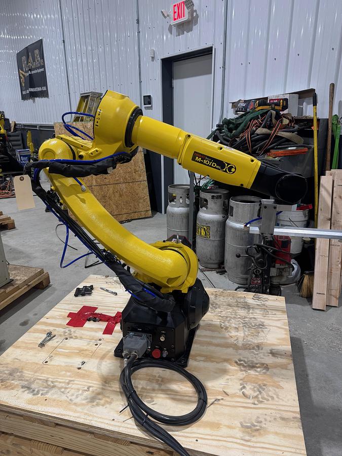 Used FANUC M-10iD/10L 6 AXIS ROBOT WITH R-30iB PLUS CONTROLLER, LIKE NEW