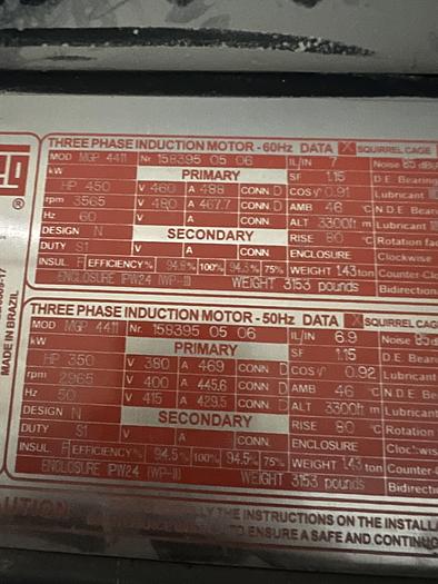 Used INGERSOL RAND CENTAC LOW PRESSURE HIGH VOLUME AIR COMPRESSOR - CENTRIFUGAL AIR COMPRESSOR