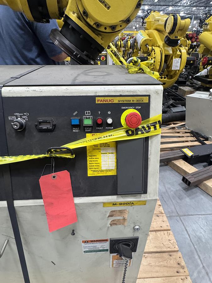 Used FANUC M900iA/400L 6 AXIS ROBOT WITH R-30iA CONTROL FOR SALE