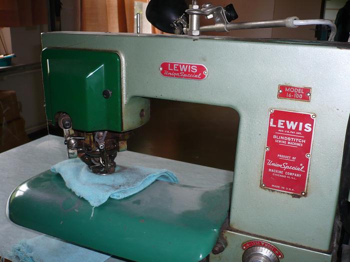 Gebraucht Etiketten-Annähmaschine LEWIS 16-100