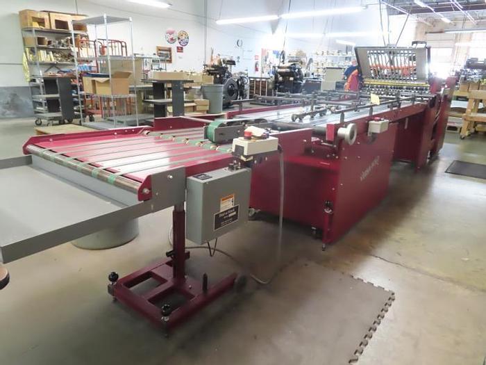 Used Dick Moll Marathon Regal Pocket Folder/Gluer with Versa Fold, 2012