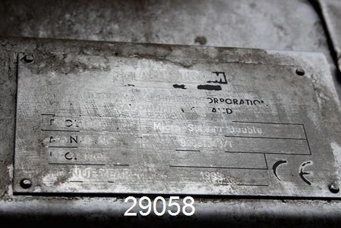 Used Ahlstrom Micra-Screen Double Bank, each Bank 24" width, Overall 60", 0.006" Slots #29058