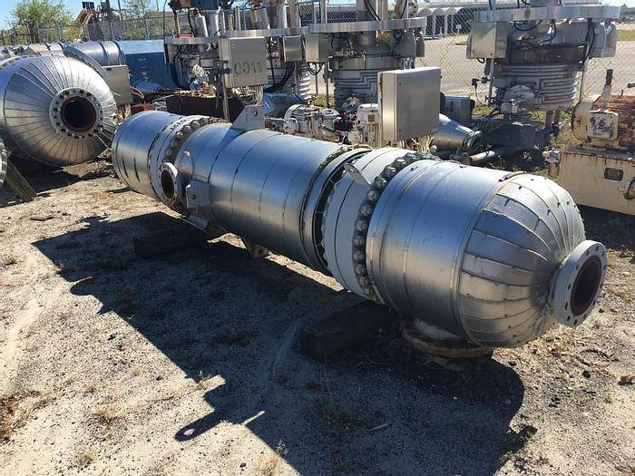 Used Unused Gaspar Inc. approximately 693 square foot Shell and Tube Heat Exchanger