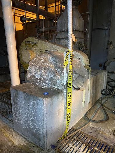 Used INGERSOLL-RAND 600 CLOVE ROTOR PUMP WITH 75 HP MOTOR