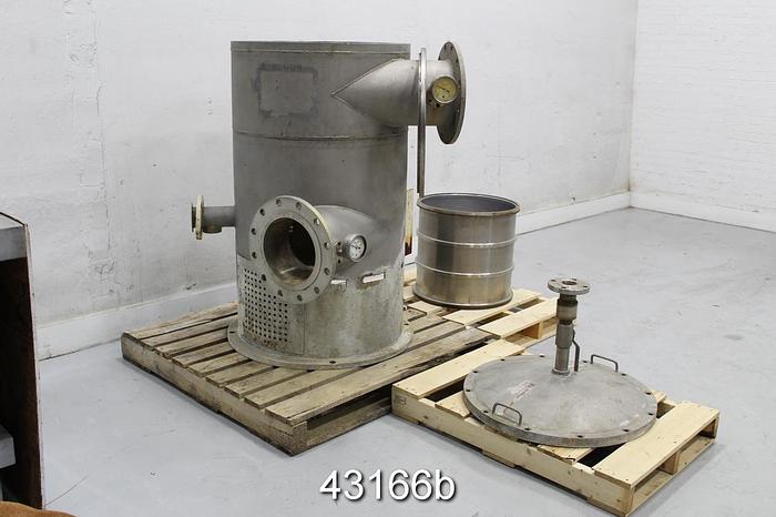 Used Voith Size 11 Pressure Screen, Stainless Steel Housing #43166