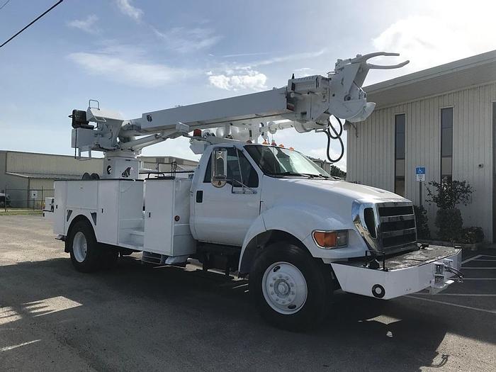 Used Terex Commander 4047 Digger Derrick on 2011 Ford F750 Utility Truck - 96711