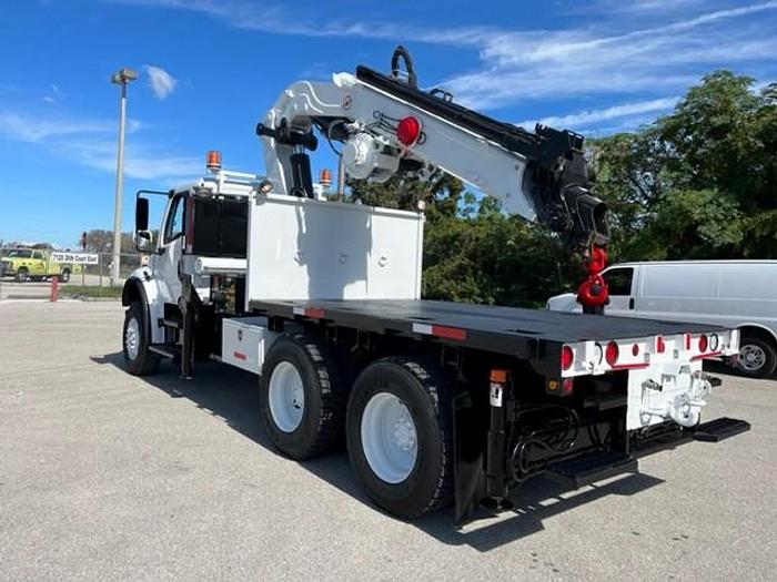 Used Effer 310.11 3s 25130 lb Knuckle Boom on 2009 Freightliner M2 106 Flatbed Truck - CE5787