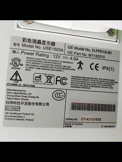 Gebraucht GE ohmeda D-FPD15-00 Patientenmonitor