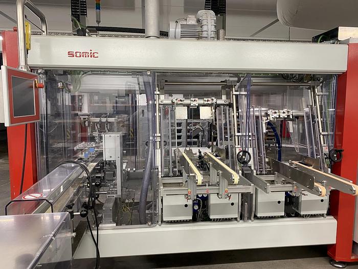 Gebraucht Schalenverarbeitungslinie für Kunststoffschalen (Feinkost), Multivac T700, Bj. 2012