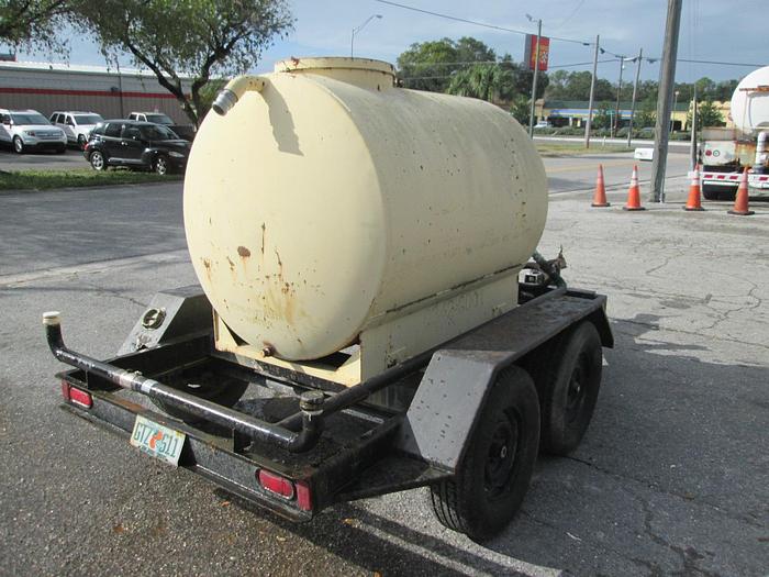 Used 500 Gallon Water Trailer With Honda Engine And Pump 500
