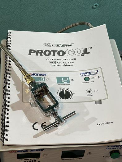 Used EZEM PROTOCO2L Colon Insufflator auf EZEM Trolley