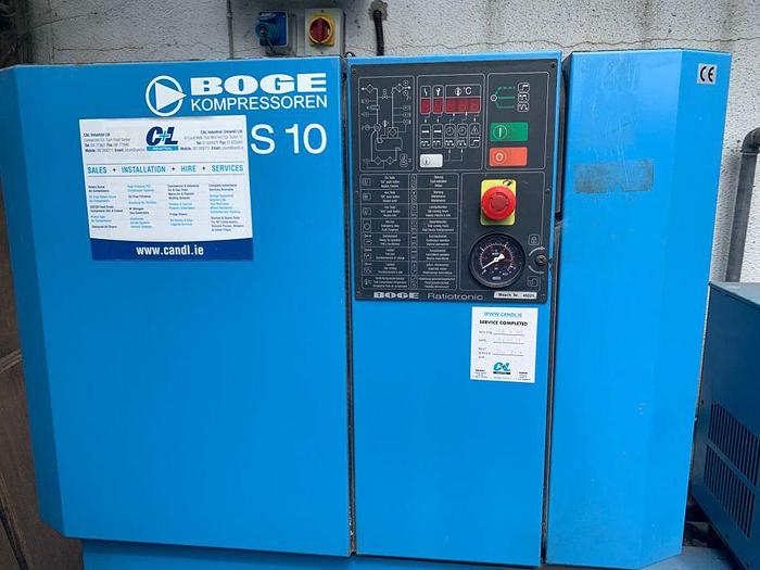 Used 2002 Boge S10 Screw Air Compressor