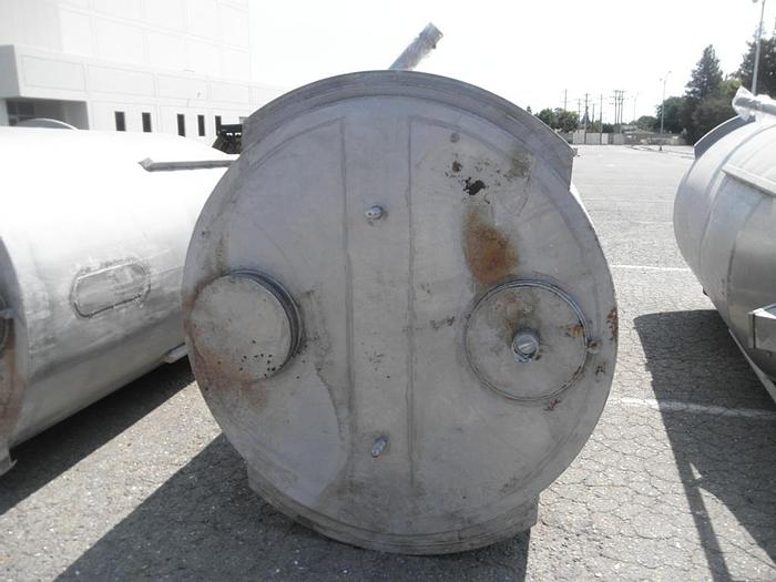 Used Bin, 175 CF, S/st, 60" X 10', Live Bin Bottom, Auger (3) #S740527