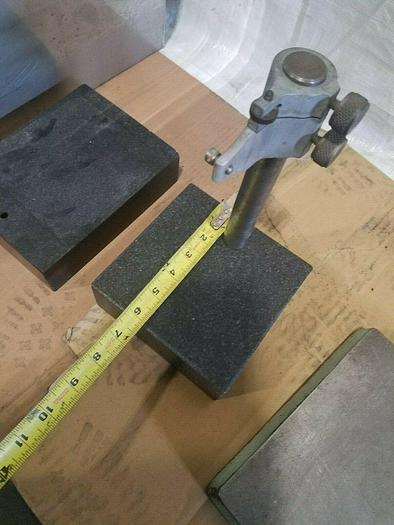 Used THREE Granite Gage Gauge Stands with Columns ONE PRICE!!