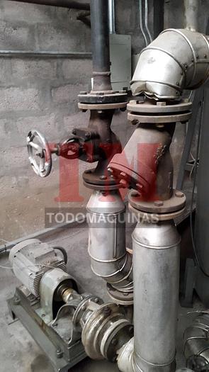 Usado 2000 Talleres March SL Línea de prensado para recubrimiento de tableros enchapados