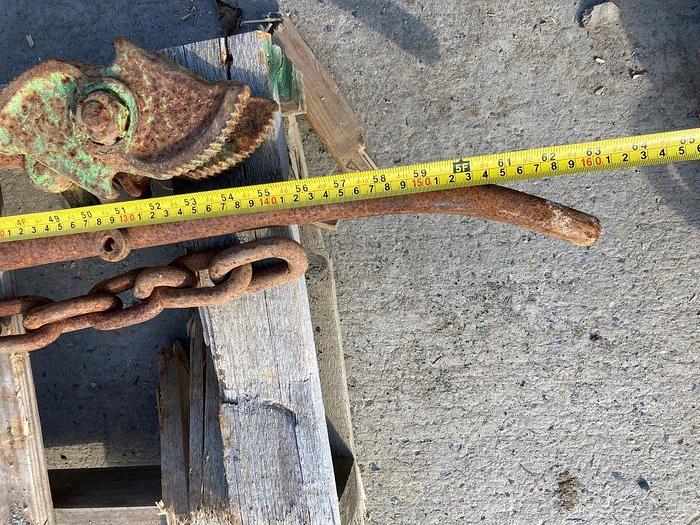 Used Vulcan 35 Bijaw 63" Chain Pipe Wrench Vise Tong