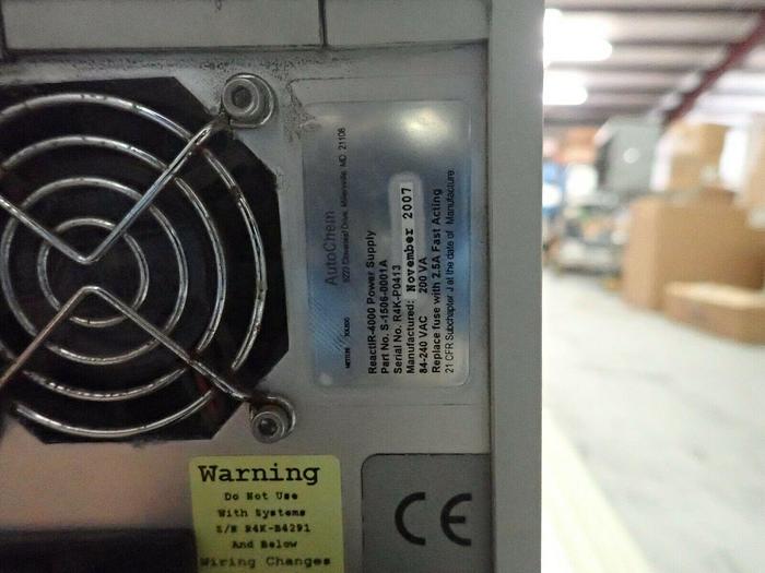 Used Lot of 2 Mettler Toledo ReactIR-4000 FTIR Analyzers w/ 3 Power Supplies & Extras