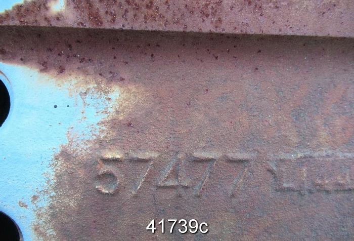 Used Goulds 3196 Pump Base, Pattern #57477 #41739