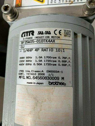 Used Hyclone 50L SV50171-01 Mixer w/ GTR 3Phase 1/4HP Motor on Rolling Cart