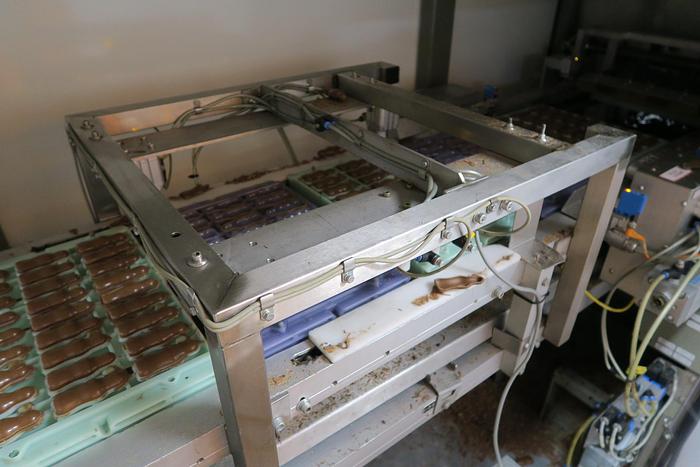 Used Aasted Frozen Cone Chocolate Moulding Line
