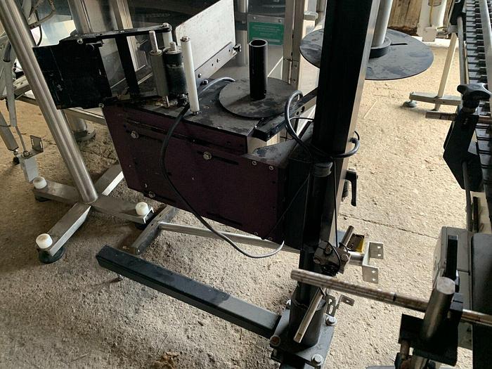 Used AUTOLABE Auto Labe bottle labeler wrap , conveyor , labeler