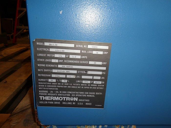 Used Thermotron Environmental Humidity Chamber Mini-Max SM-5.5S No Controller