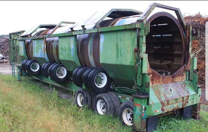 Used 1997 Mobile Drum Debarker Drum Debarker