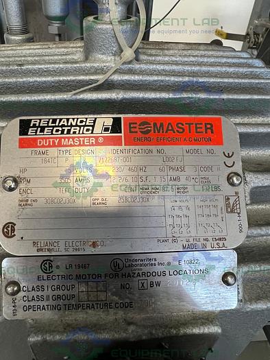 Used Busch  NC0070.ABM6.00RF Single Stage Cobra Dry Screw Vacuum Pump w/ Goulds LF3196